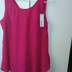 Sonoma brand sleeveless shark bite top
